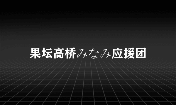 果坛高桥みなみ应援团