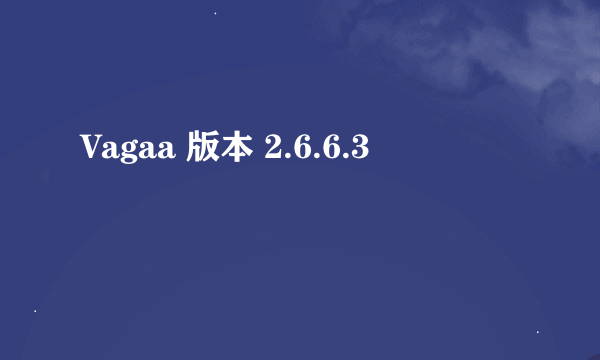 Vagaa 版本 2.6.6.3