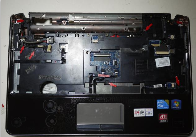 惠普compaq 515笔记本的拆解流程