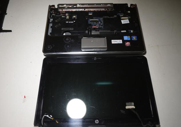 惠普compaq 515笔记本的拆解流程