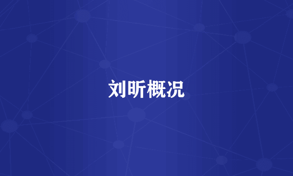 刘昕概况