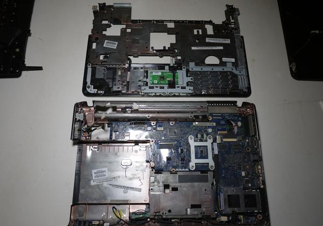 惠普compaq 515笔记本的拆解流程