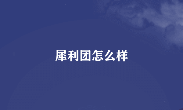 犀利团怎么样