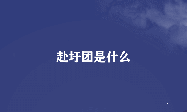 赴圩团是什么