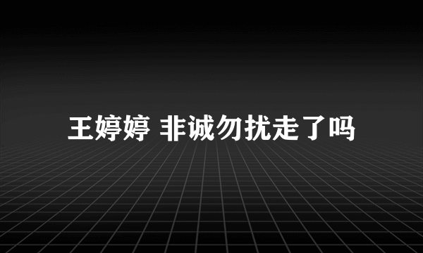 王婷婷 非诚勿扰走了吗