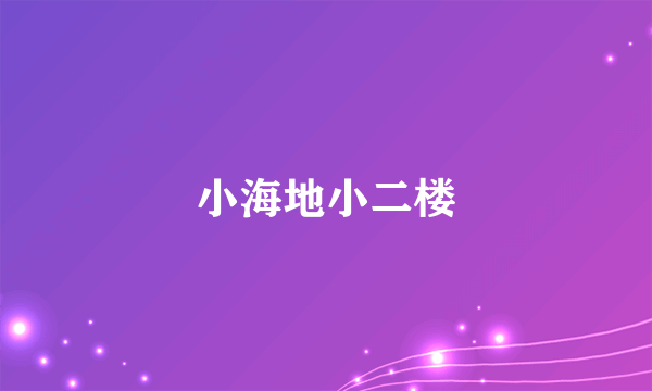 小海地小二楼