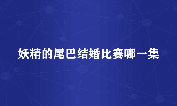 妖精的尾巴结婚比赛哪一集