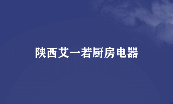 陕西艾一若厨房电器