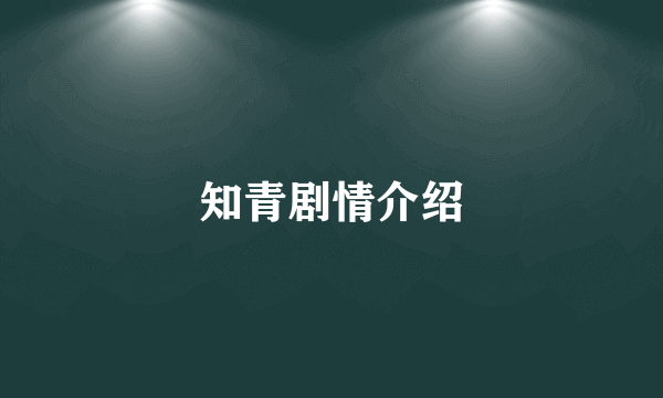 知青剧情介绍