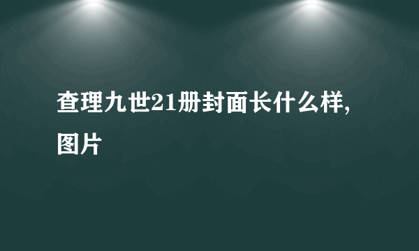 查理九世21册封面长什么样,图片