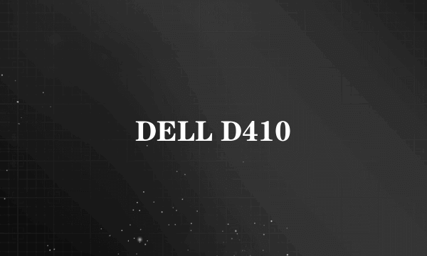 DELL D410