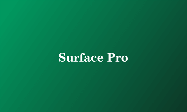 Surface Pro