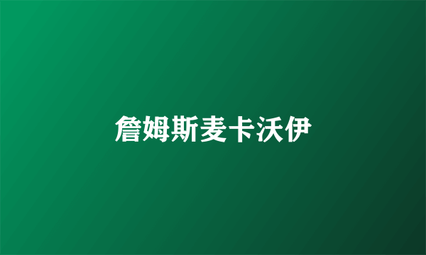 詹姆斯麦卡沃伊