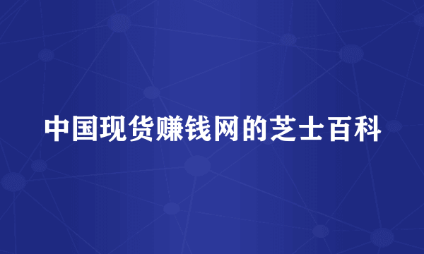 中国现货赚钱网的芝士百科