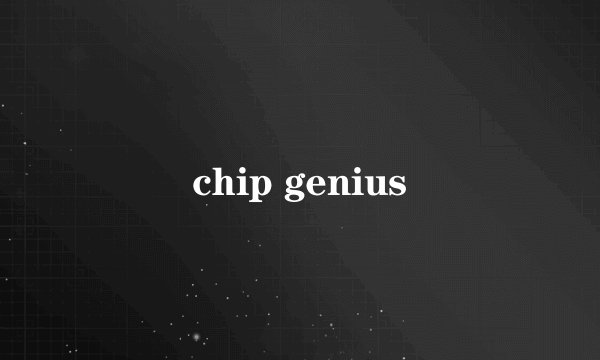 chip genius