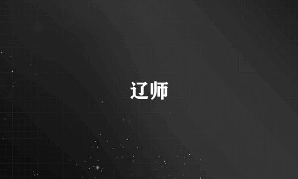 辽师