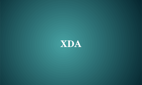 XDA