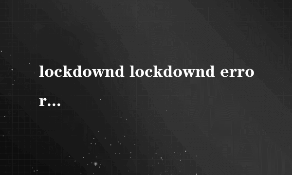 lockdownd lockdownd error -19