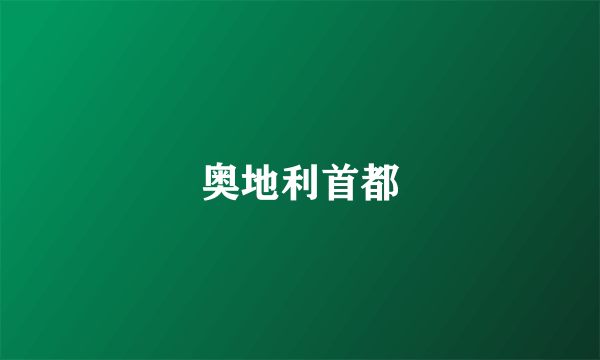 奥地利首都