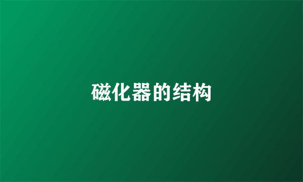 磁化器的结构