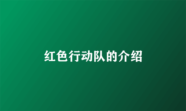 红色行动队的介绍