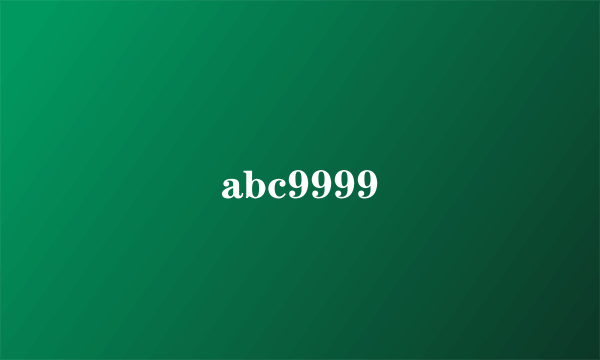 abc9999