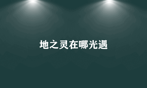 地之灵在哪光遇