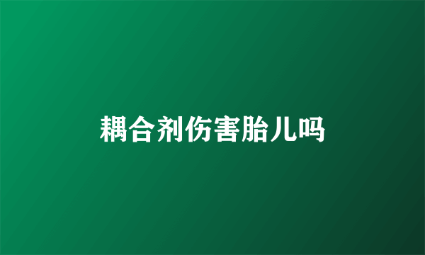 耦合剂伤害胎儿吗