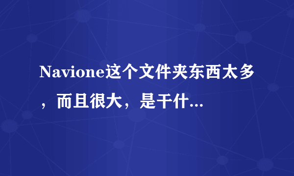Navione这个文件夹东西太多，而且很大，是干什么用的？