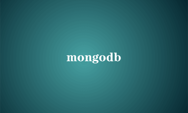 mongodb