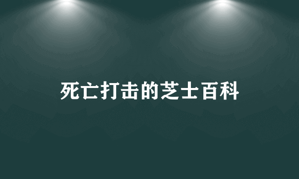 死亡打击的芝士百科