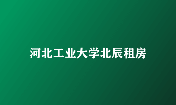 河北工业大学北辰租房