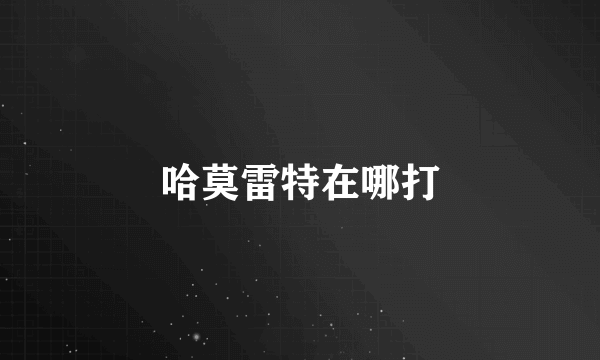 哈莫雷特在哪打