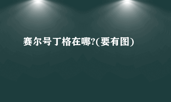 赛尔号丁格在哪?(要有图)