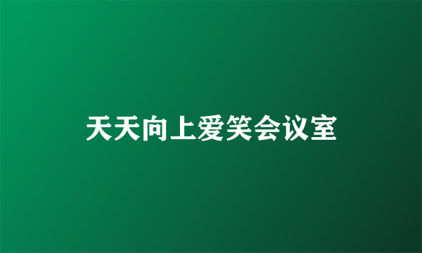 天天向上爱笑会议室