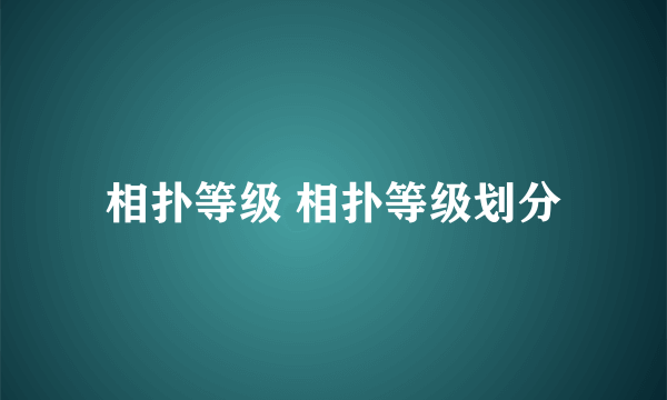 相扑等级 相扑等级划分