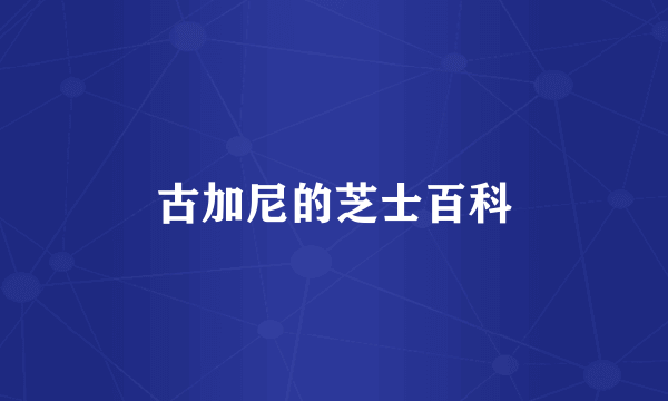 古加尼的芝士百科