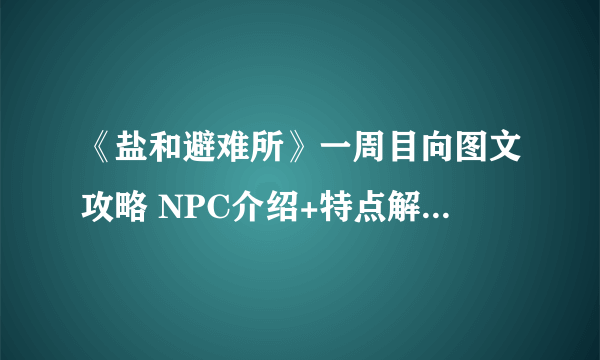 《盐和避难所》一周目向图文攻略 NPC介绍+特点解析+大地图 【游侠攻略组】