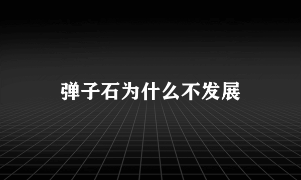 弹子石为什么不发展