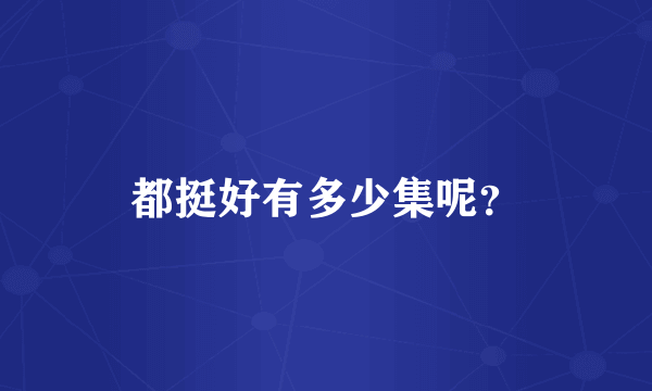 都挺好有多少集呢？