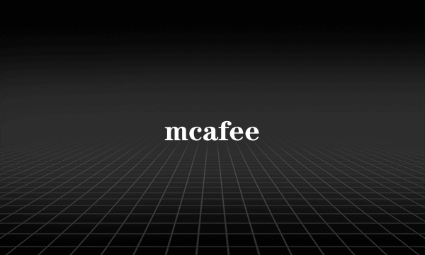 mcafee