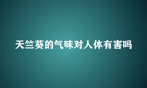 天竺葵的气味对人体有害吗