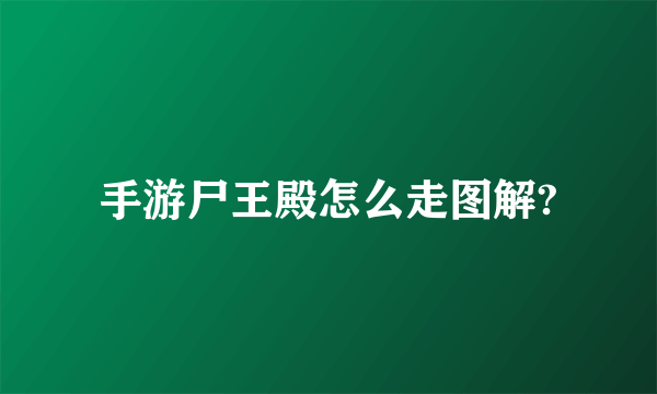 手游尸王殿怎么走图解?