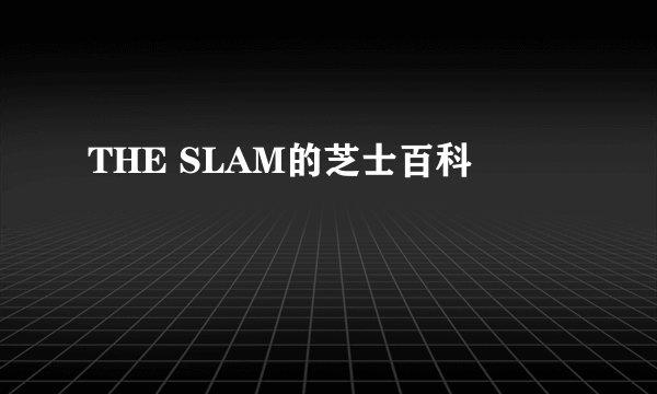 THE SLAM的芝士百科