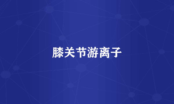 膝关节游离子