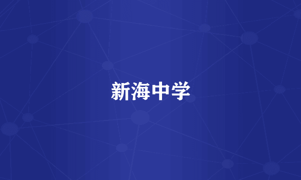 新海中学