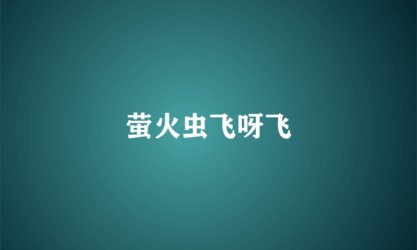 萤火虫飞呀飞