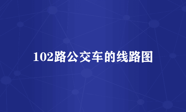 102路公交车的线路图