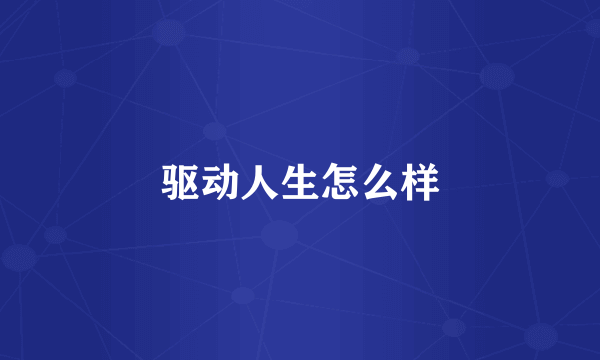 驱动人生怎么样